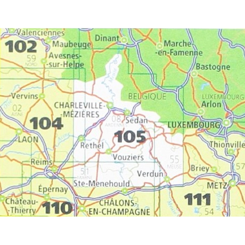 105 IGN Charleville-Mézières Verdun